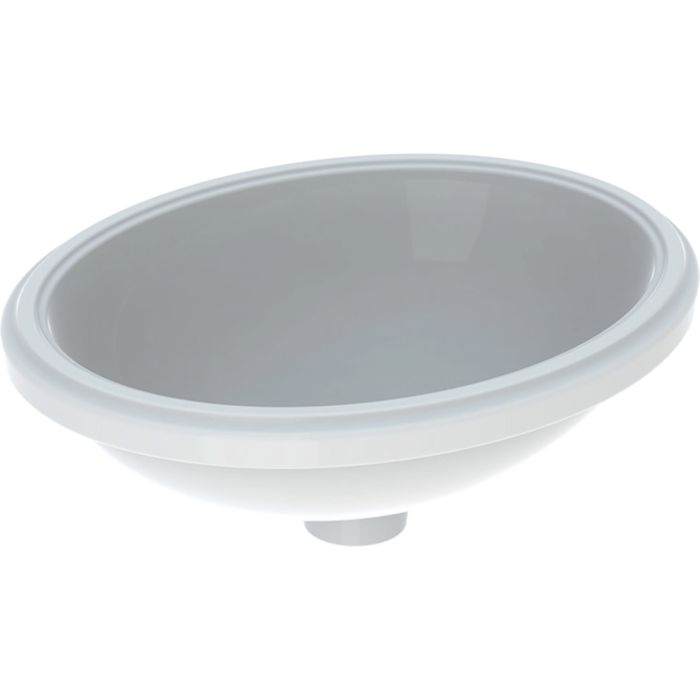 Umywalka ceramiczna GEBERIT VARIFORM podlatowa owalna spód: szkliwiony 495 x 420 x 180 mm biała  | 500751012