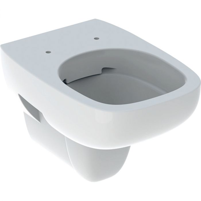 FANTASIA miska WC ceramiczna lejowa Rimfree wisząca 35.5 x 51 x 33.5 cm biała