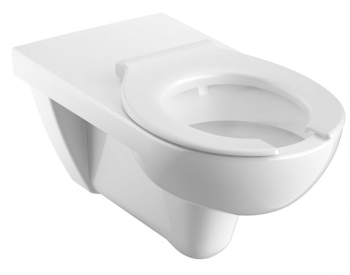 Miska WC ceramiczna wisząca GEBERIT SELNOVA COMFORT długa lejowa 35.5 x 70 cm biała | 501044007