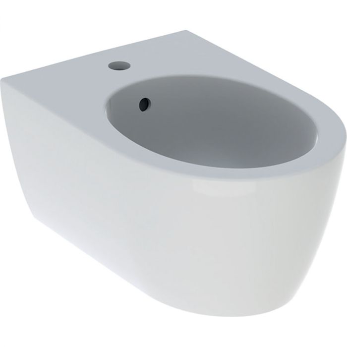 Bidet ceramiczny wiszący GEBERIT iCon w komplecie elementy mocujące 35.5 x 30 x 53 cm biały | 501898001