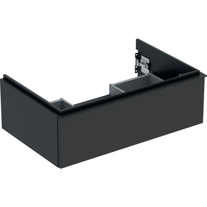 Szafka pod umywalkę wisząca dolna 740 x 476 x 247 mm lava lakierowany mat z jedną szufladą GEBERIT iCon | 502311JK1