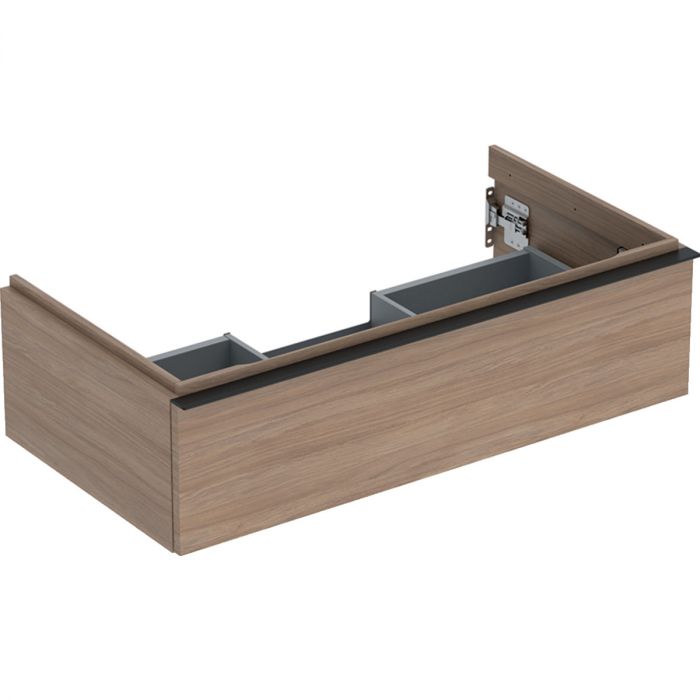 Szafka pod umywalkę wisząca dolna 888 x 476 x 247 mm dąb  z jedną szufladą GEBERIT iCon | 502312JH1
