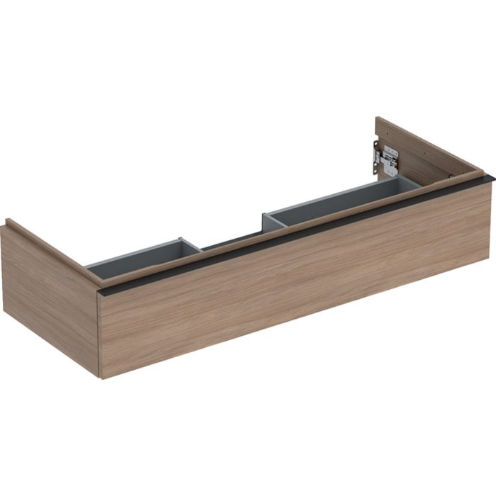 Szafka pod umywalkę wisząca dolna 1184 x 476 x 247 mm dąb  z jedną szufladą GEBERIT iCon | 502313JH1