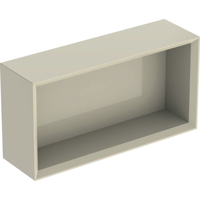 Szafka wisząca 450 x 132 x 233 mm piaskowo-szara lakierowany wysoki połysk GEBERIT iCon | 502322JL1