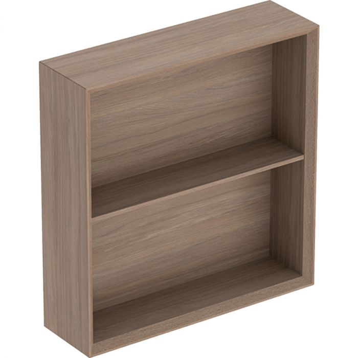 Regał wiszący 450 x 132 x 467 mm dąb z półką zamocowaną na stałe GEBERIT iCon | 502323JH1