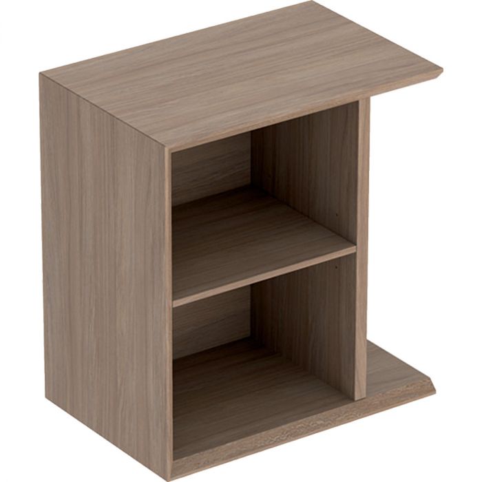 Element boczny do dolnej szafki Geberit iCon pod umywalkę z drzwiami wiszący 370 x 245 x 400 mm dąb z przekładaną półką GEBERIT iCon | 502324JH1
