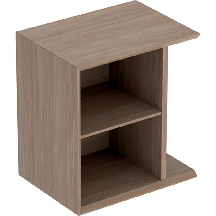 Element boczny do dolnej szafki Geberit iCon pod umywalkę z szufladą wiszący 370 x 273 x 400 mm dąb z przekładaną półką GEBERIT iCon | 502325JH1