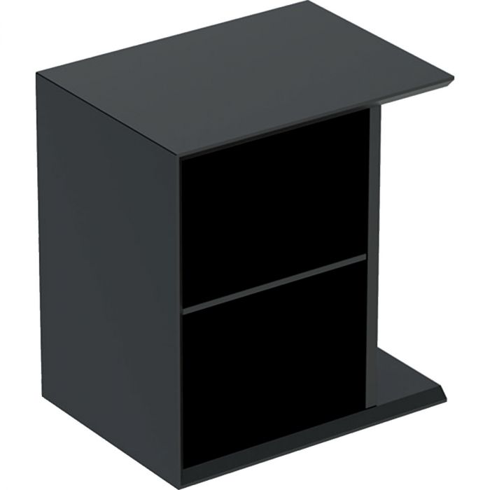 Element boczny do dolnej szafki Geberit iCon pod umywalkę z szufladą wiszący 370 x 273 x 400 mm lava lakierowany mat z przekładaną półką GEBERIT iCon | 502325JK1