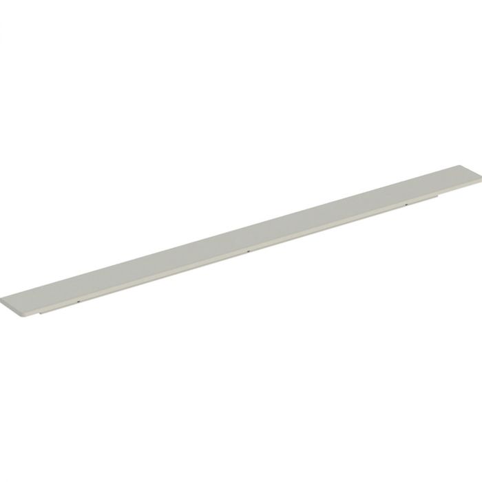 Uchwyt pasuje do wszystkich szafek pod umywalkę iCon z uchwytem mocowanie za pomocą śruby aluminiowy 447 x 19 x 33 mm piaskowo-szary mat w komplecie elementy mocujące GEBERIT iCon | 502357JL1