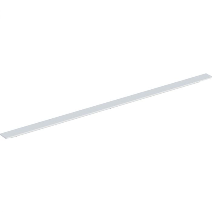 Uchwyt pasuje do wszystkich szafek pod umywalkę iCon z uchwytem mocowanie za pomocą śruby aluminiowy 737 x 19 x 33 mm biały mat w komplecie elementy mocujące GEBERIT iCon | 502360011