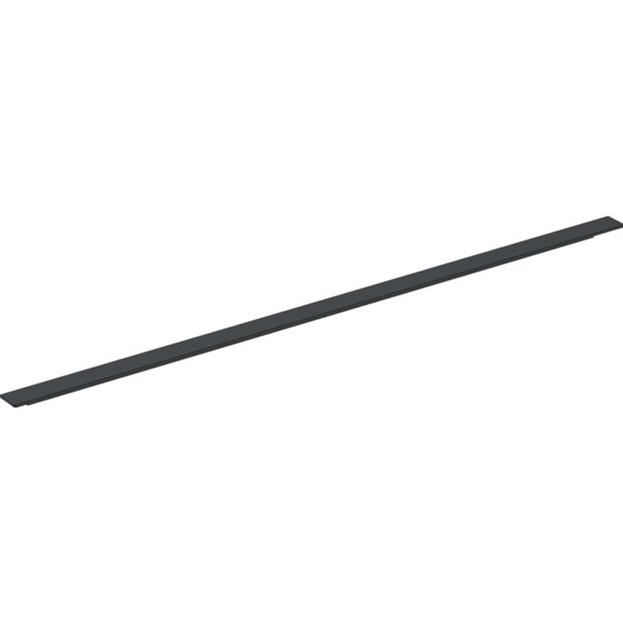 Uchwyt pasuje do wszystkich szafek pod umywalkę iCon z uchwytem mocowanie za pomocą śruby aluminiowy 885 x 19 x 33 mm lava w komplecie elementy mocujące GEBERIT iCon | 502361JK1