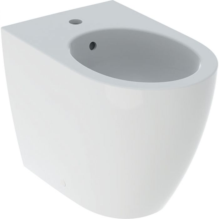 Bidet ceramiczny stojący, przylegający do ściany GEBERIT iCon w komplecie elementy mocujące 35 x 41 x 56 cm biały | 502384001