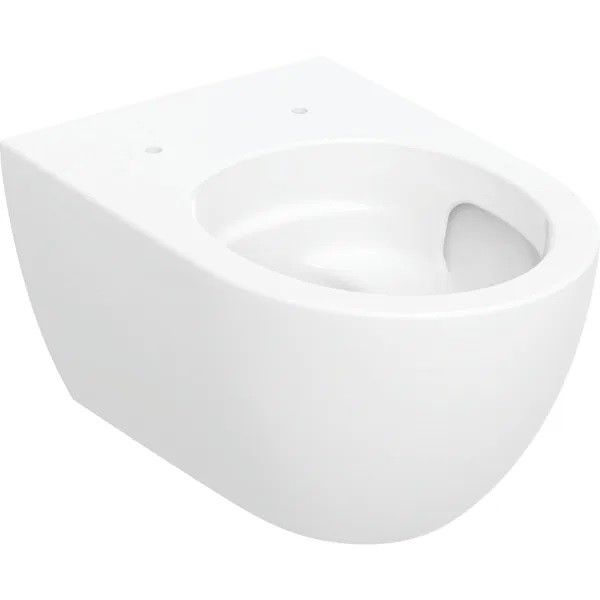 Miska WC ceramiczna wisząca GEBERIT Acanto lejowa z technologią spłukiwania TurboFlush 35.5 x 53 cm biała  | 502717001