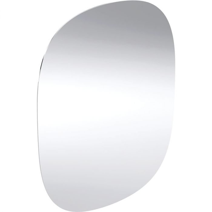 Lustro z pośrednim oświetleniem LED 600 x 800 mm IP 44, włączanie/wyłączanie oświetlenia przełącznikiem naściennym GEBERIT Option Oval | 502800001
