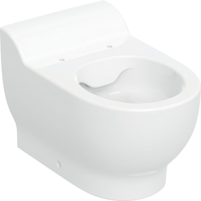 Miska WC ceramiczna stojąca GEBERIT BAMBINI lejowa Rimfree 33.5 x 53 cm biała  | 502966001