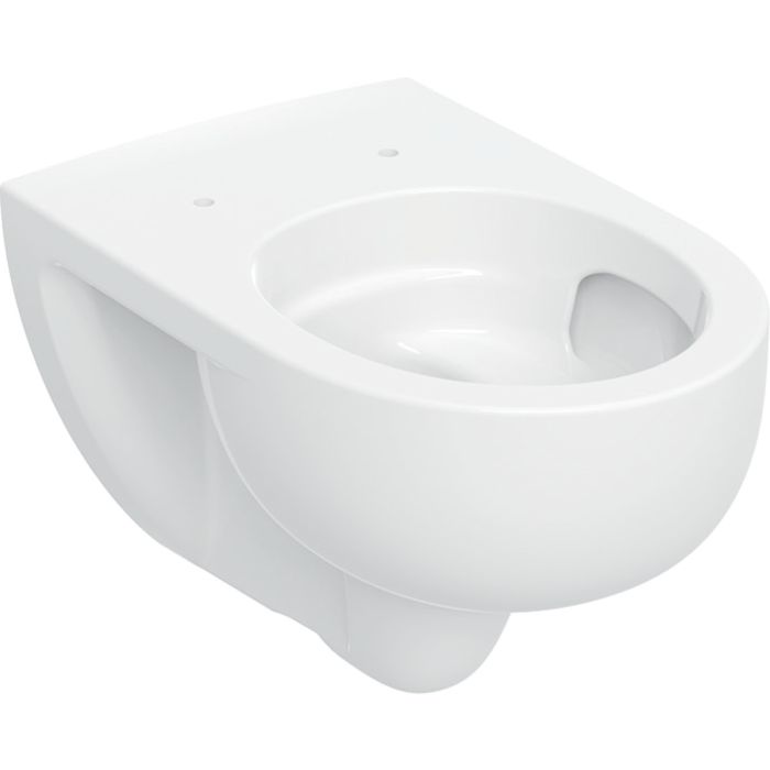 Miska WC ceramiczna wisząca GEBERIT SELNOVA lejowa TurboFlush 35.5 x 54 cm biała | 503082001