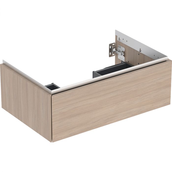 Szafka podumywalkowa płyta wiórowa 740 x 470 x 504 mm dąb z 2 szufladami GEBERIT ONE | 505262005