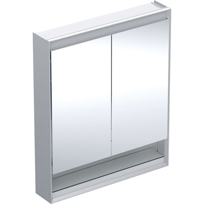 Szafka z lustrem 750 x 150 x 900 mm z 2 drzwiami, 3 szklane półki GEBERIT ONE | 505832001