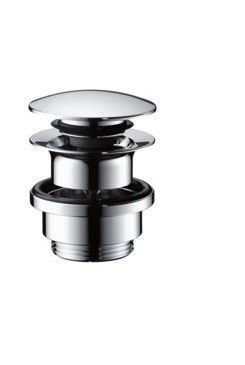 Komplet odpływowy Push-Open czarny chrom polerowany HANSGROHE Axor  | 51300330