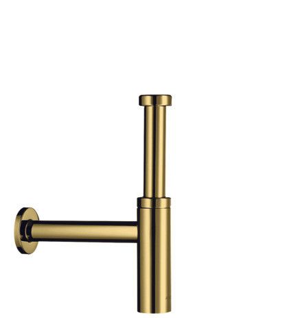 Syfon ozdobny G 1 1/4 HANSGROHE Flowstar S regulacja 60-165 mm, odległość od ściany 330 mm złoty optyczny polerowany | 51305990