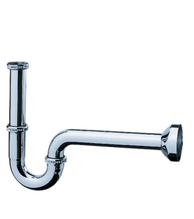 U-syfon umywalkowy rurowy HANSGROHE G 1 1/4" rura 120 mm chrom | 53010000