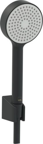 Zestaw prysznicowy 1 rodzaj strumienia ORAS APOLLO d95 czarny mat | 53333