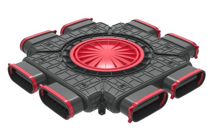 Skrzynka rozdzielcza 8 x 50 mm HEATPEX ARIA FLAT 500  | 54000000101W