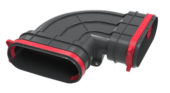 Kolanko do łączenia rur płaskich poziome HEATPEX ARIA FLAT 500  | 54013400100W