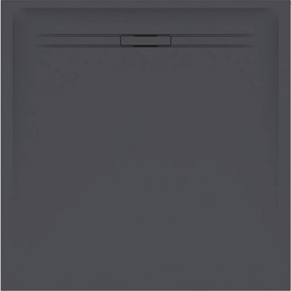 Brodzik z żywicy kamiennej kwadratowy 90 x 90 cm GEBERIT Sestra odpływ z tyłu na środku  | 550270002
