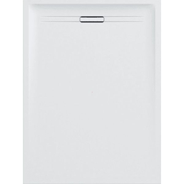 Brodzik z żywicy kamiennej prostokątny 80 x 120 x 4 cm GEBERIT Sestra odpływ z tyłu na środku | 550254002
