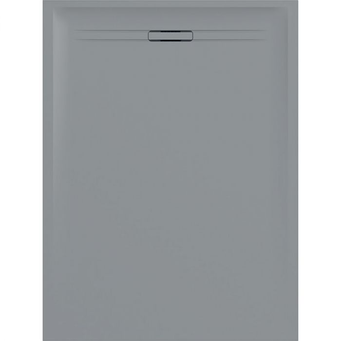 Brodzik z żywicy kamiennej prostokątny 90 x 160 x 4 cm GEBERIT Sestra odpływ z tyłu na środku | 550269002