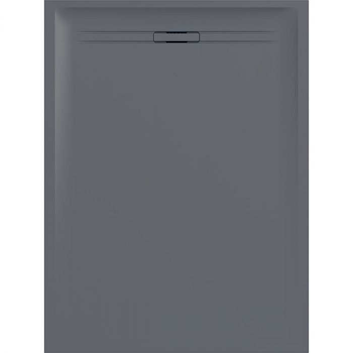 Brodzik z żywicy kamiennej prostokątny 90 x 160 x 4 cm GEBERIT Sestra odpływ z tyłu na środku | 550279002