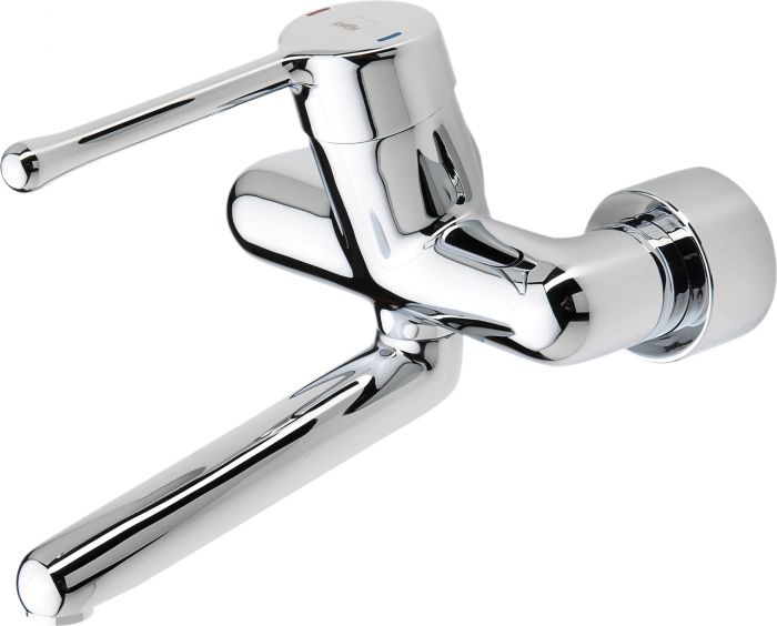 Bateria umywalkowa ścienna ORAS MEDIPRO 1-uchwytowa 2-otworowa chrom | 5526A