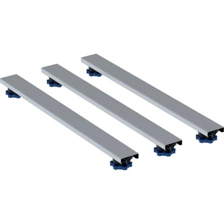 Nogi do brodzików kamienno-żywicznych Geberit, od 140 cm, 4Tr700, wysokość 9-21 cm zestaw z trawersami <nazwa_producenta>_|_554958001