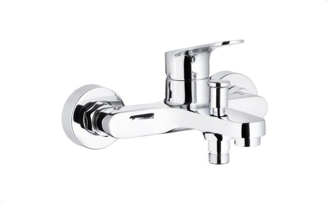 Bateria wannowa ścienna ARMATURA KRAKÓW OTAVA 1-uchwytowa 2-otworowa chrom | 555401000