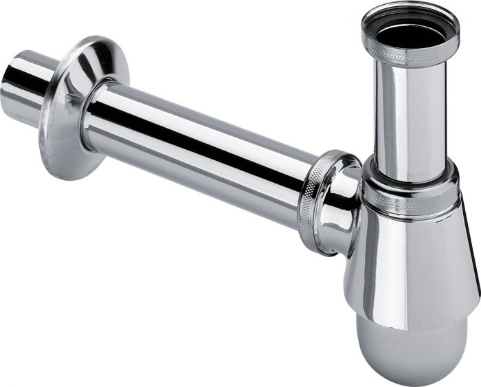 Syfon butelkowy VIEGA 5555 do bidetu 1 1/4" L=250 mm chrom | 116941