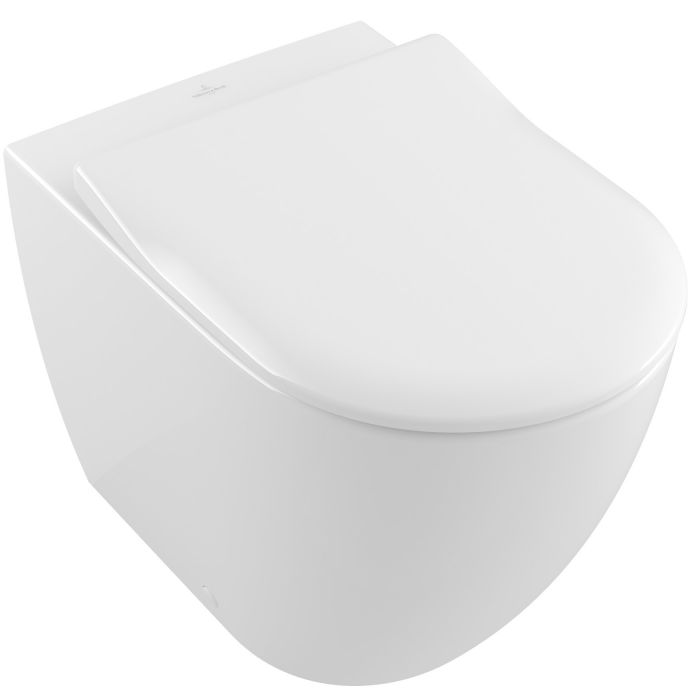Miska ceramiczna VILLEROY & BOCH Subway 2.0 stojąca bez kołnierza wewnętrznego 37 x 56 cm weiss alpin  | 5602R001