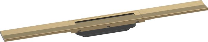 Element zewnętrzny odpływu HANSGROHE RainDrain Flex odpowiedni do odwodnienia pojedynczego ze stali szlachetnej 304 700 x 60 x 10 mm brązowy szczotkowany  | 56043140