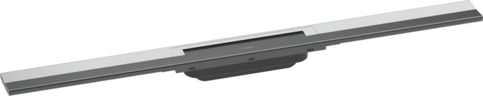 Element zewnętrzny odpływu HANSGROHE RainDrain Flex odpowiedni do odwodnienia pojedynczego ze stali szlachetnej 304 800 x 60 x 10 mm chrom | 56044000