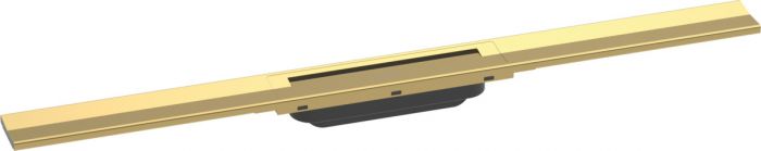 Element zewnętrzny odpływu HANSGROHE RainDrain Flex odpowiedni do odwodnienia pojedynczego ze stali szlachetnej 304 800 x 60 x 10 mm złoty optyczny polerowany | 56044990