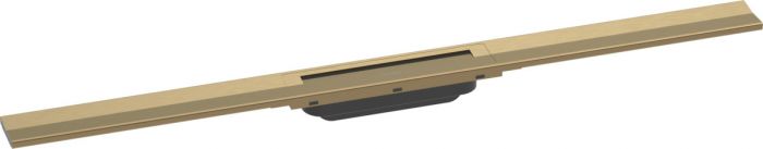 Element zewnętrzny odpływu HANSGROHE RainDrain Flex odpowiedni do odwodnienia pojedynczego ze stali szlachetnej 304 900 x 60 x 10 mm brązowy szczotkowany | 56045140