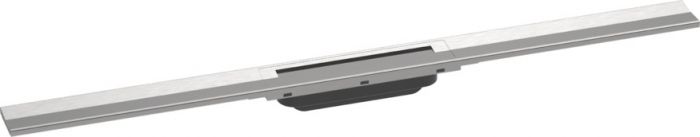 Element zewnętrzny odpływu HANSGROHE RainDrain Flex odpowiedni do odwodnienia pojedynczego ze stali szlachetnej 304 900 x 60 x 10 mm stal szlachetna szczotkowana | 56045800