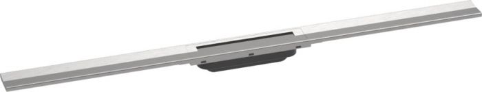Element zewnętrzny odpływu HANSGROHE RainDrain Flex odpowiedni do odwodnienia pojedynczego ze stali szlachetnej 304 1000 x 60 x 10 mm stal szlachetna szczotkowana | 56046800