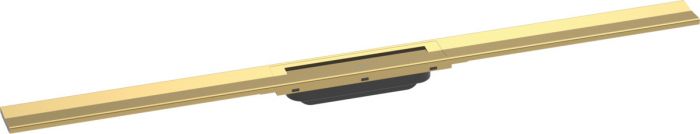 Element zewnętrzny odpływu liniowego HANSGROHE RainDrain Flex nadaje się do odwodnienia pierwotnego ze stali szlachetnej 304 1000 x 60 x 10 mm złoty optyczny polerowany | 56046990