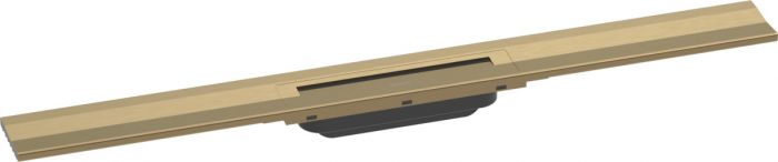Element zewnętrzny odpływu HANSGROHE RainDrain Flex ze stali szlachetnej 304 800 x 76 x 10 mm brąz szczotkowany | 56051140