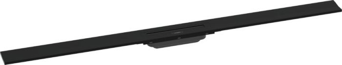 Element zewnętrzny odpływu HANSGROHE RainDrain Flex odpowiedni do odwodnienia pojedynczego ze stali szlachetnej 304 1200 x 76 x 10 mm czarny mat | 56054670