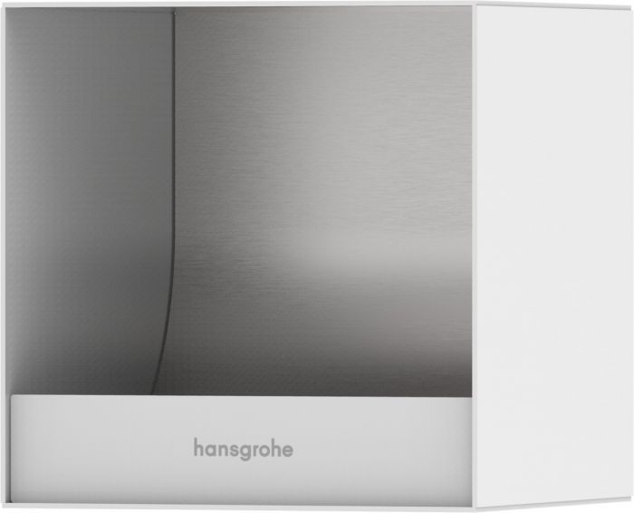 Wnęka ścienna HANSGROHE XtraStoris Original konstrukcja bezramkowa na papier toaletowy 150 x 150 x 140 mm biała mat | 56065700