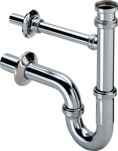 Syfon do umywalki i bidetu rurowy VIEGA 5611.02 z mosiądzu G 1 1/4" x DN 32 chrom | 109950
