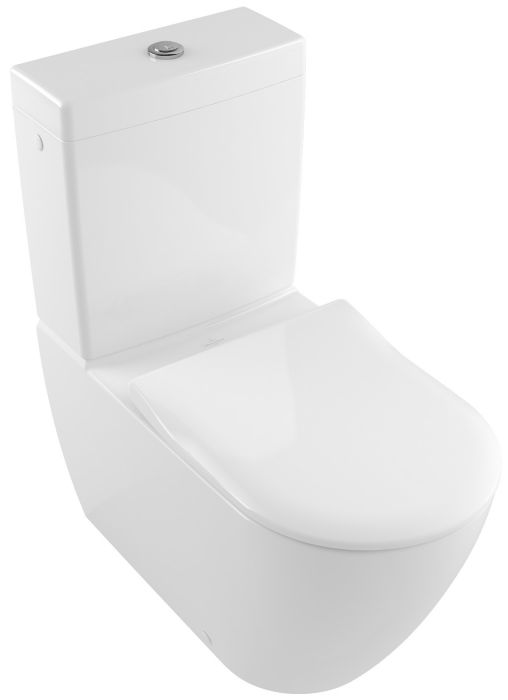 Miska ustępowa ceramiczna z powłoką CeramicPlus VILLEROY & BOCH Subway 2.0 stojąca bez kołnierza wewnętrznego weiss alpin | 5617R0R1