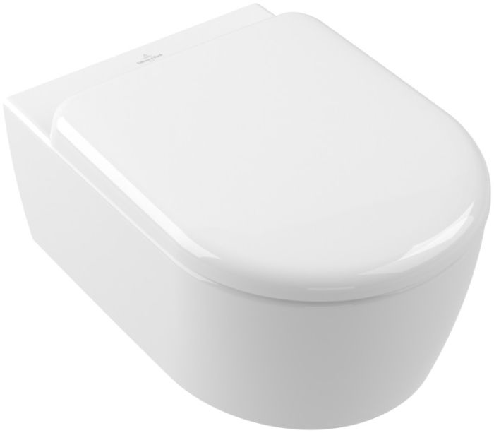 Miska WC wisząca VILLEROY & BOCH Skyla bez kołnierza wirowa TwistFlush 36 x 52 cm weiss alpin  | 5656CL01